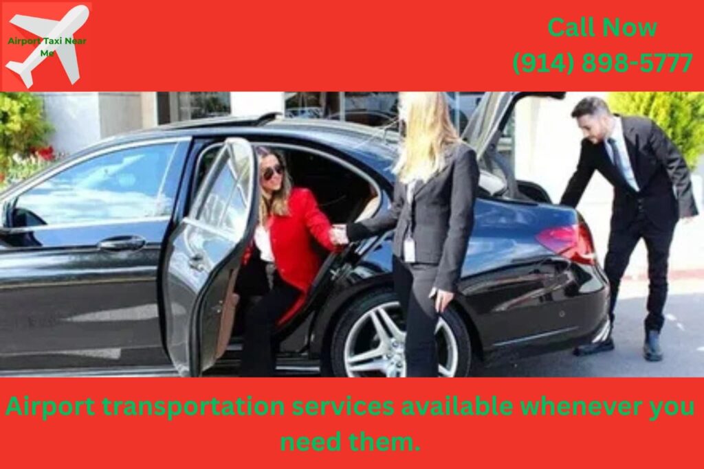 Airport car service vehicle operating in Crompond NY day and night