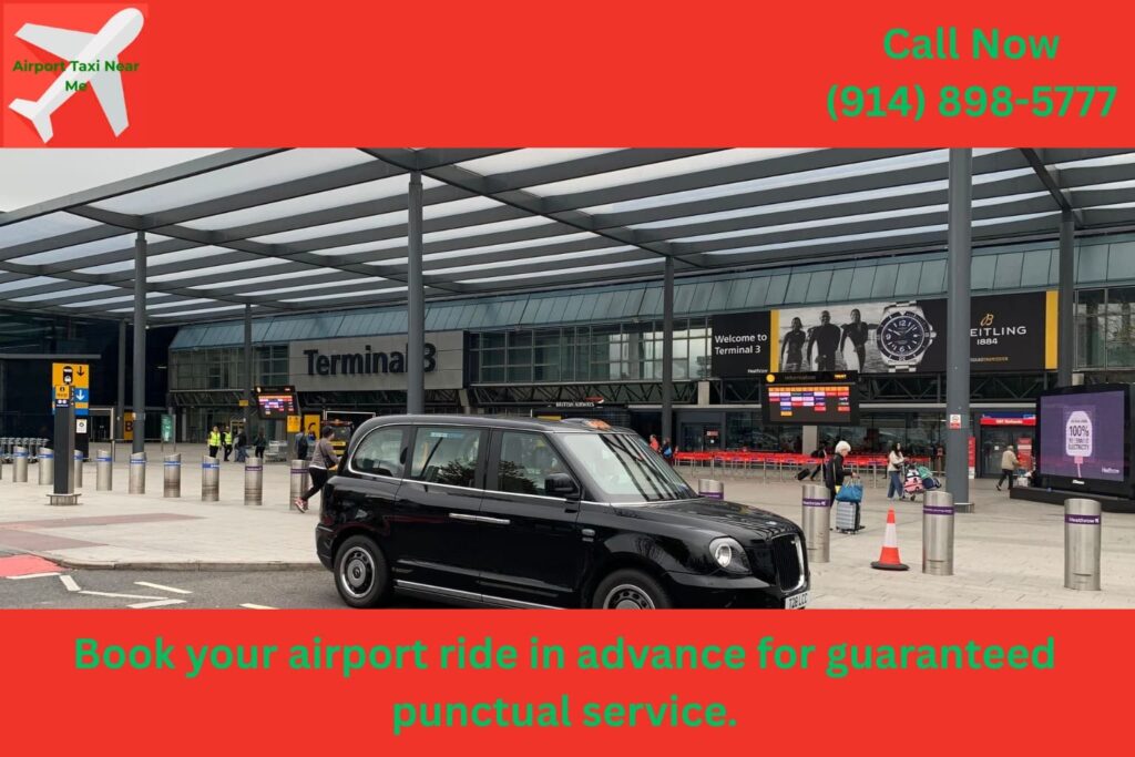 Customer booking airport car service appointment in Peekskill NY