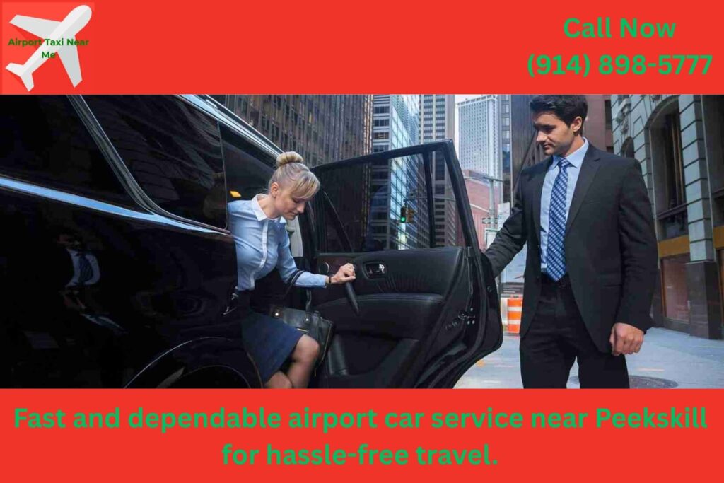 Airport car service vehicle near Peekskill NY ready for pickup