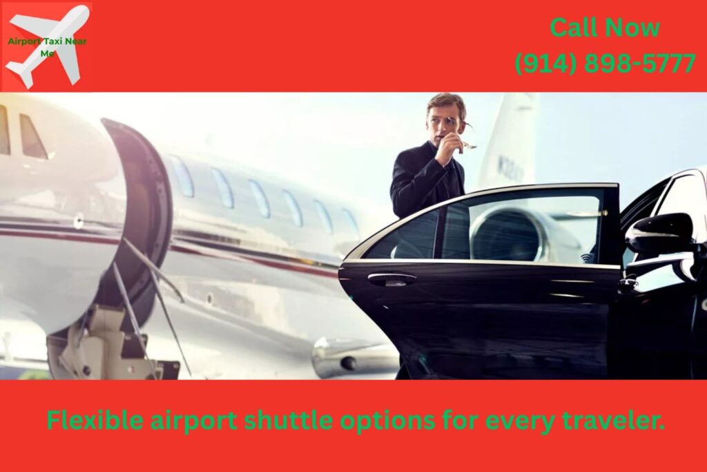 Shared and private shuttle at Westchester Airport