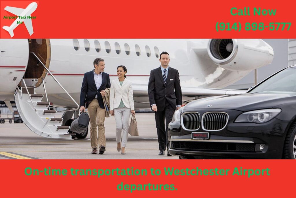 Transportation vehicle heading to Westchester Airport