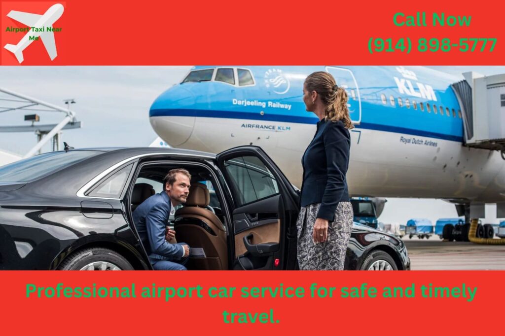 Professional airport car service vehicle in Crompond NY