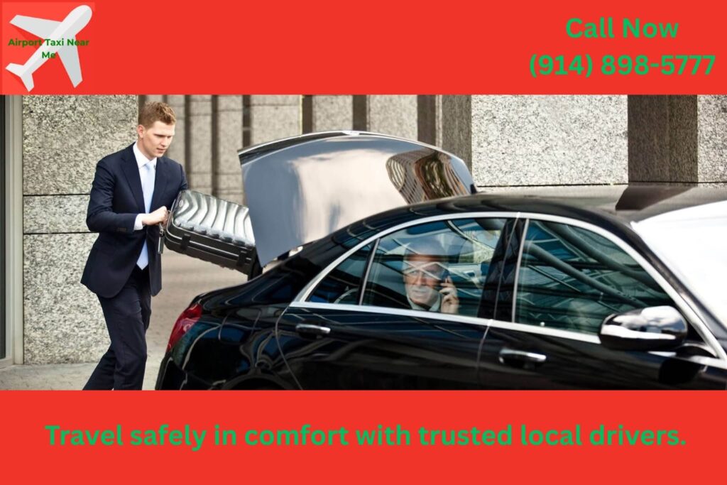 Comfortable interior of car service vehicle in Westchester