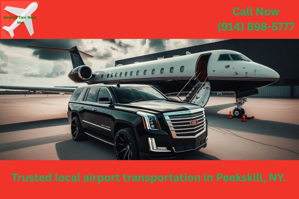 Professional car service waiting for passengers in Peekskill NY