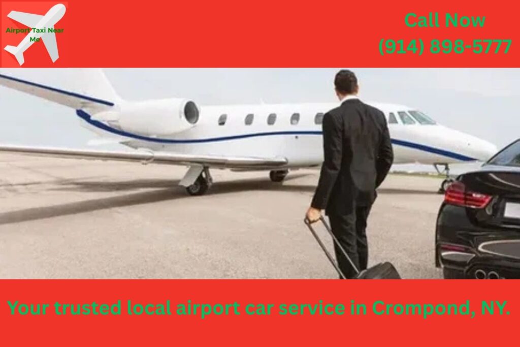 Professional car service waiting for passengers in Crompond NY