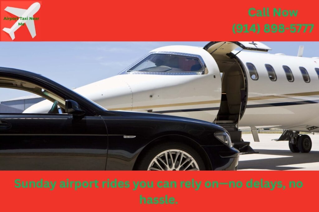 Airport car service open Sunday Mohegan Lake NY pickup
